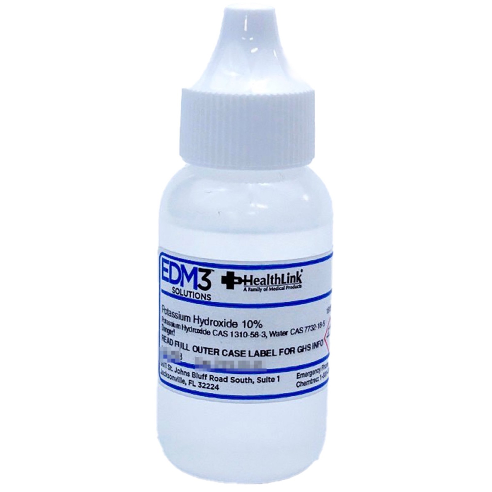 Histology Reagent Potassium Hydroxide ACS Grade 10% 30 mL - 1815