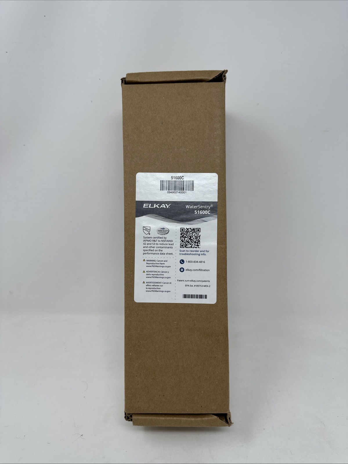 Elkay WaterSentry 51600C High Capacity Replacement Water Filter Genuine OEM