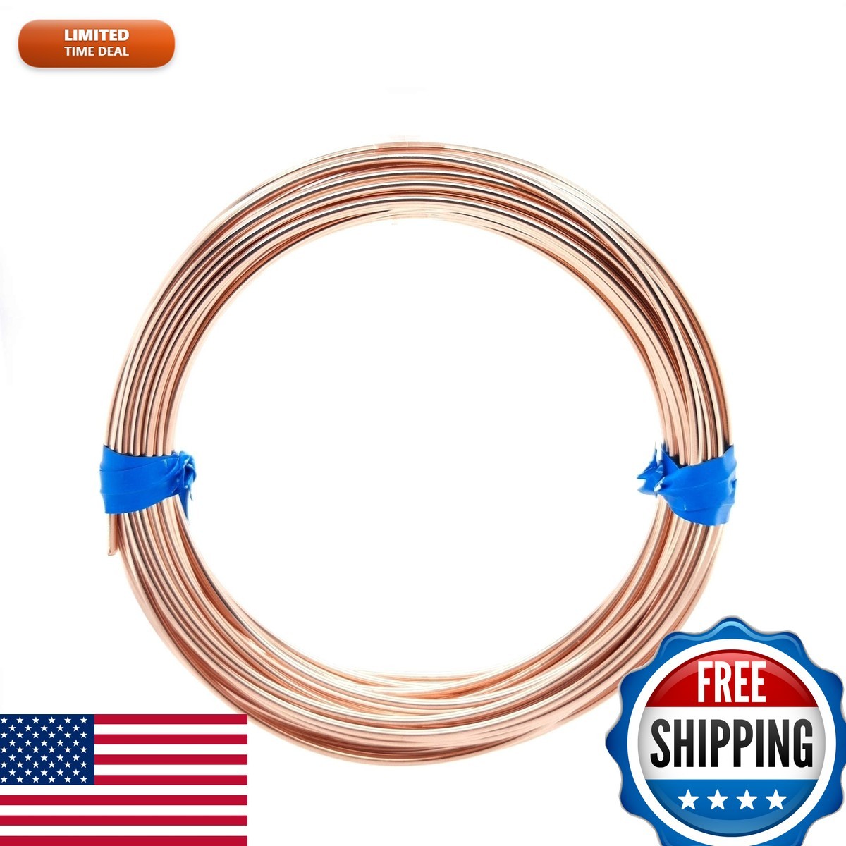 CRAFT WIRE 14/20 Rose Gold Filled Wire 20 Gauge Round Dead Soft 10FT