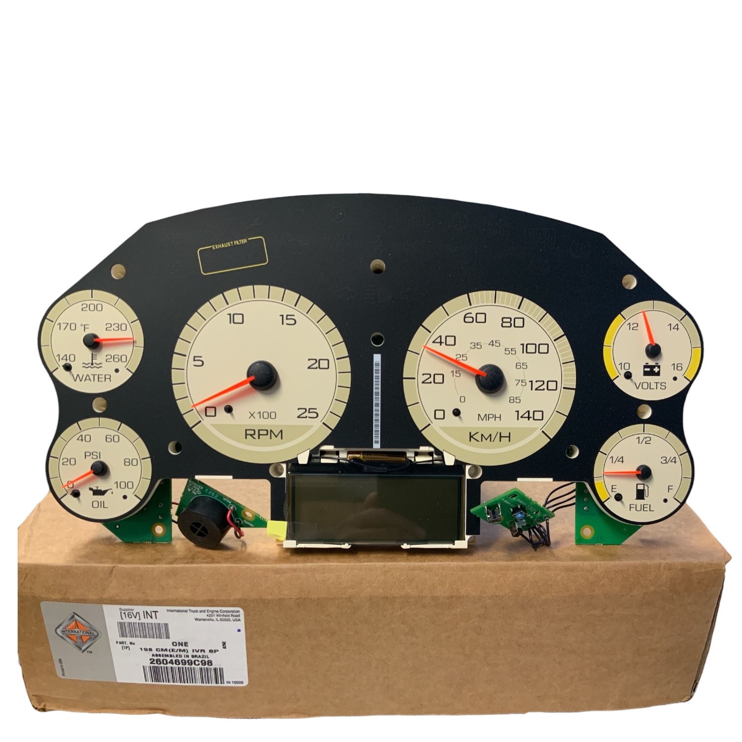 International Navistar 2604699C98 ProStar OEM Instrument Gauge Cluster NEW
