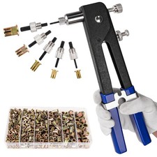 430Pcs Rivet Nut Tool Kit Metric Rivnuts Assortment Kit (M8/M6/M5/M4/M3) Rivnut picture