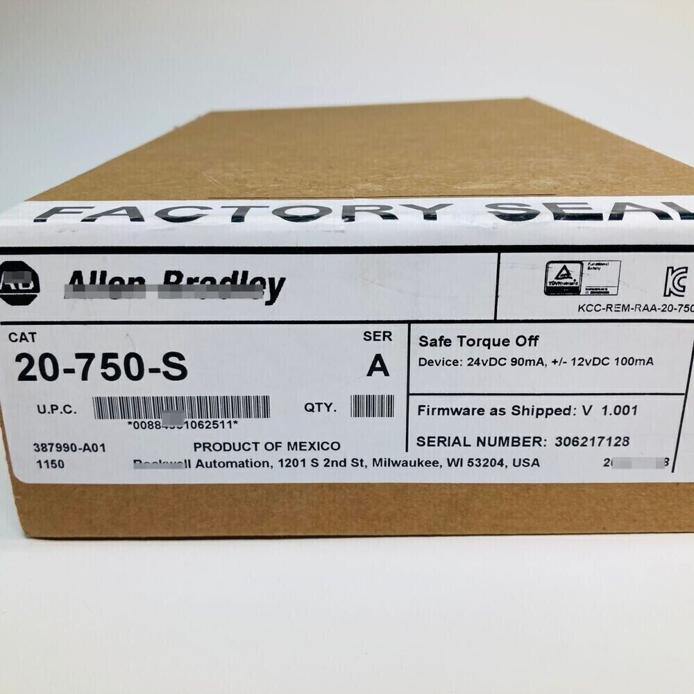 New Factory Sealed AB 20-750-S SER A PowerFlex 750 Safe Torque Off Option Module