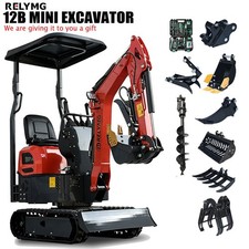 1 Ton Mini Excavator,  13.5HP B&S EPA Gas Engine/+9accessories/Free shipping picture