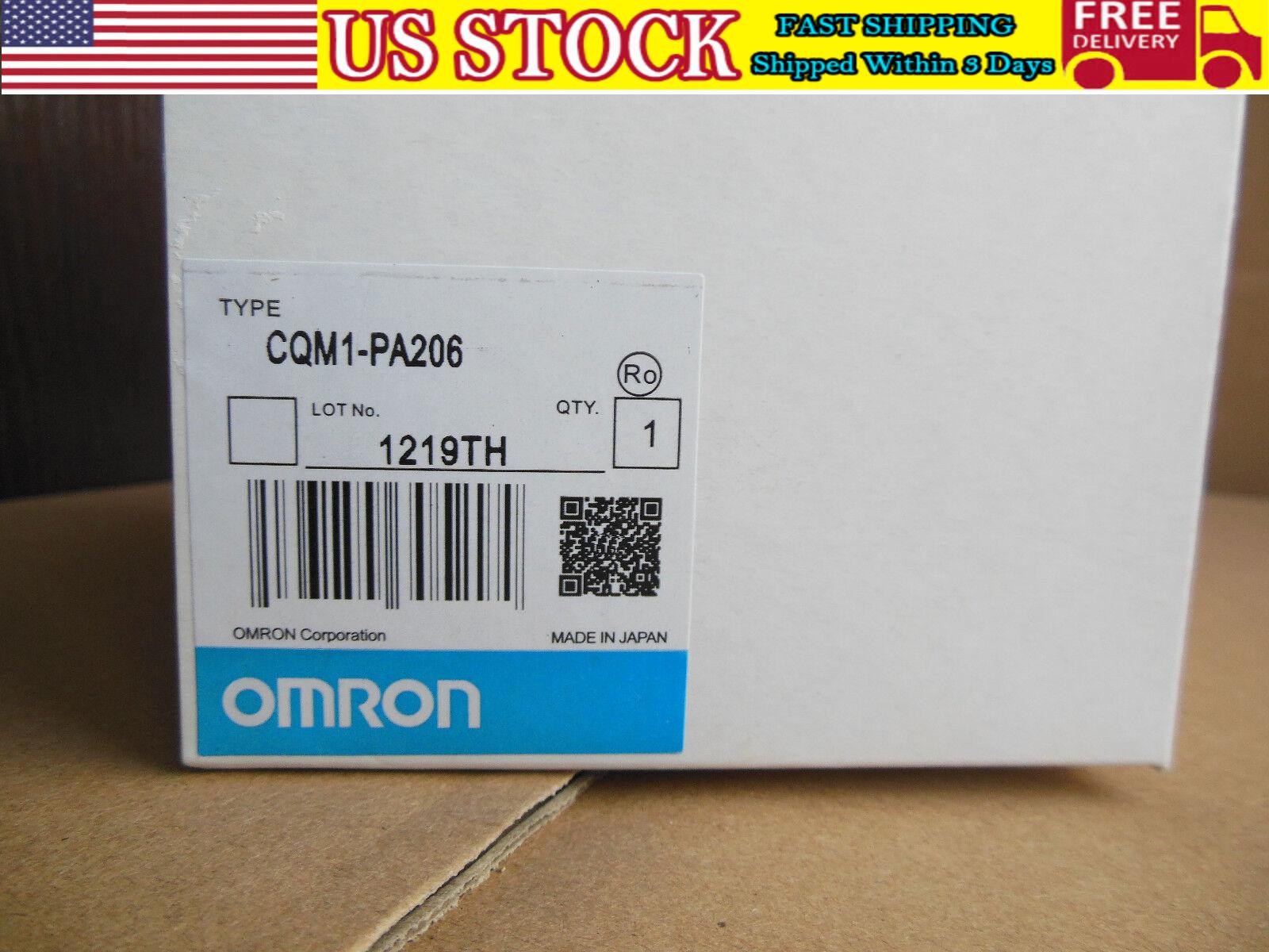 OMRON CQM1-PA206 Power Supply PLC Module CQM1PA206 New In Box  US Free TAX