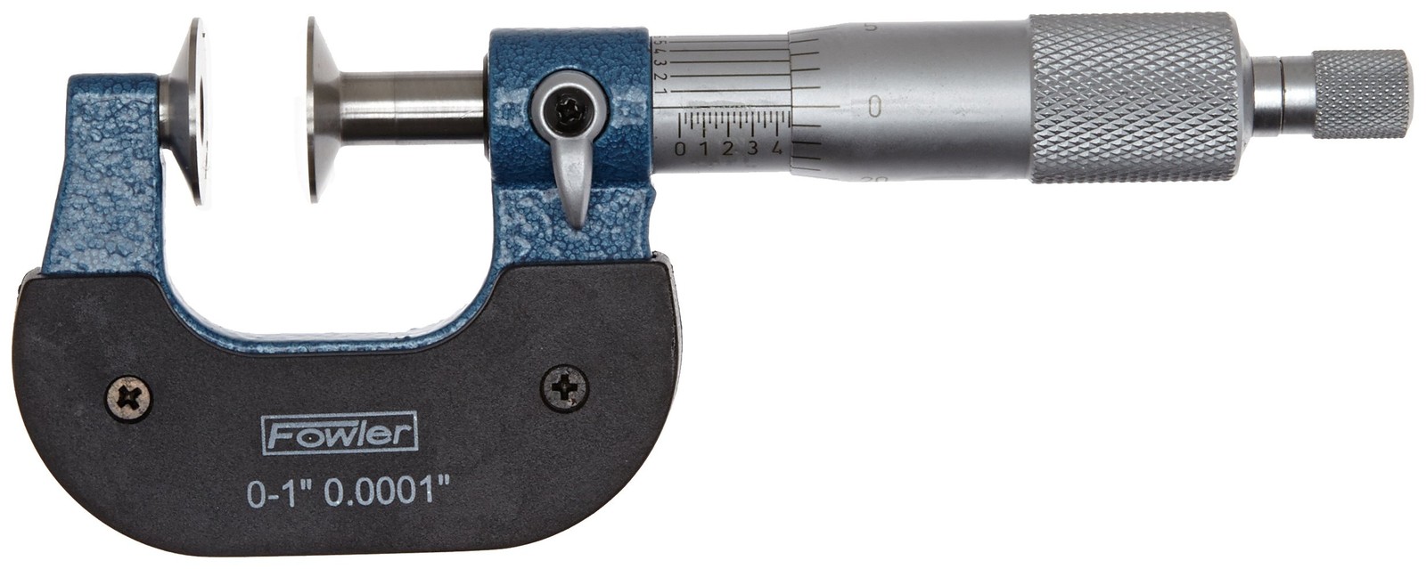 Fowler 52-250-111-1, Disc Micrometer with 0-1