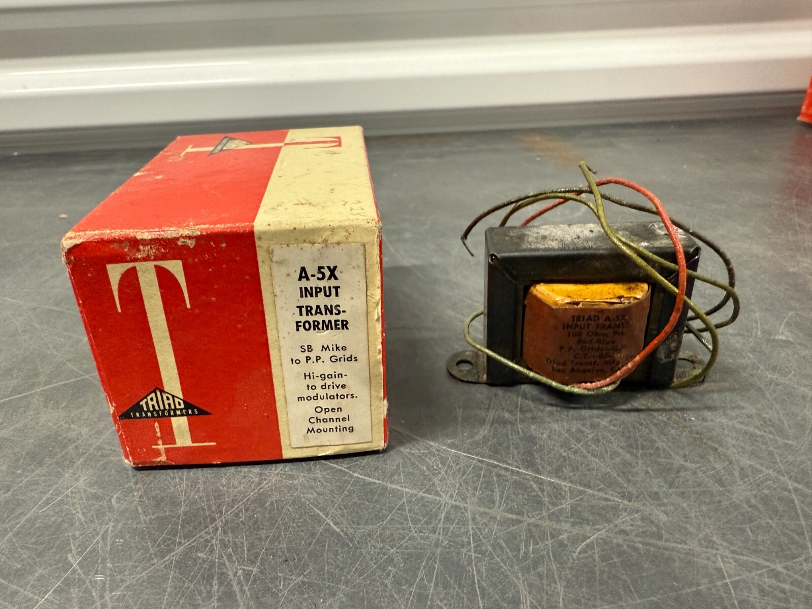 Vintage Triad A-5X Input Transformer Boxed Tube Audio