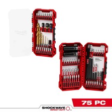 Milwaukee 48-32-4098 75 PC Impact Duty Drill, Drive & Fasten Set picture