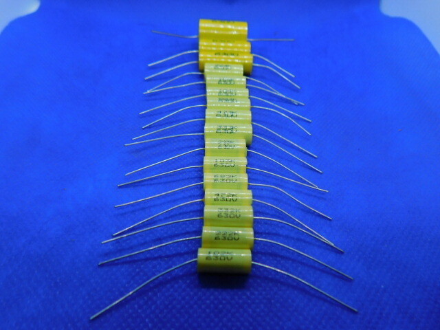 Elecsound - CBB20 - Axial Film Capacitor Sampler - 630v 0.001-1.0uF - 16 Pieces