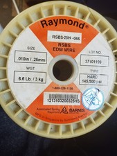 WIRE EDM 3.  KG .25 MM 0.010 INCH, Hard 145, 000 psi picture