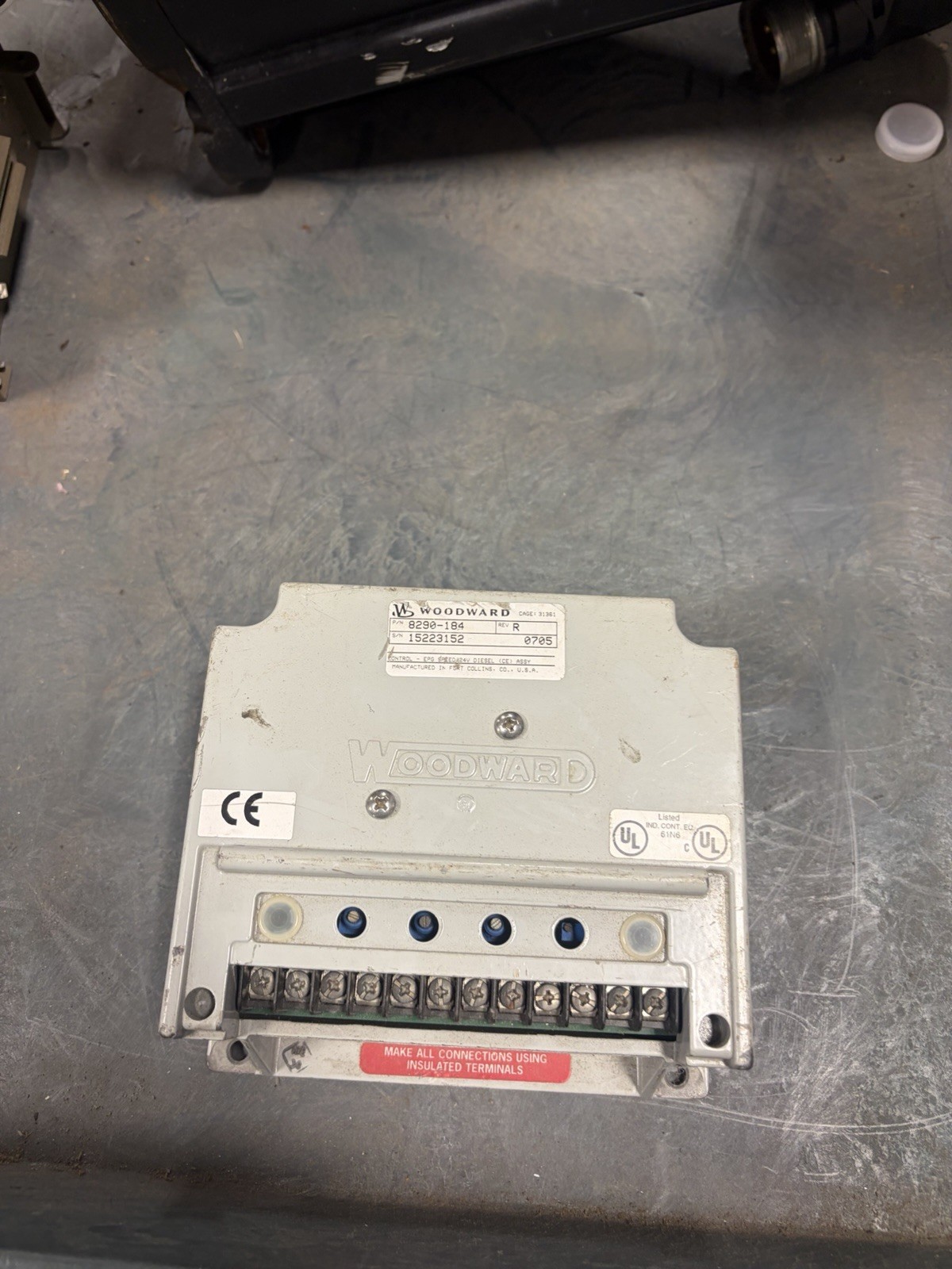 Woodward 8290-184 Rev. M Speed Controller USED