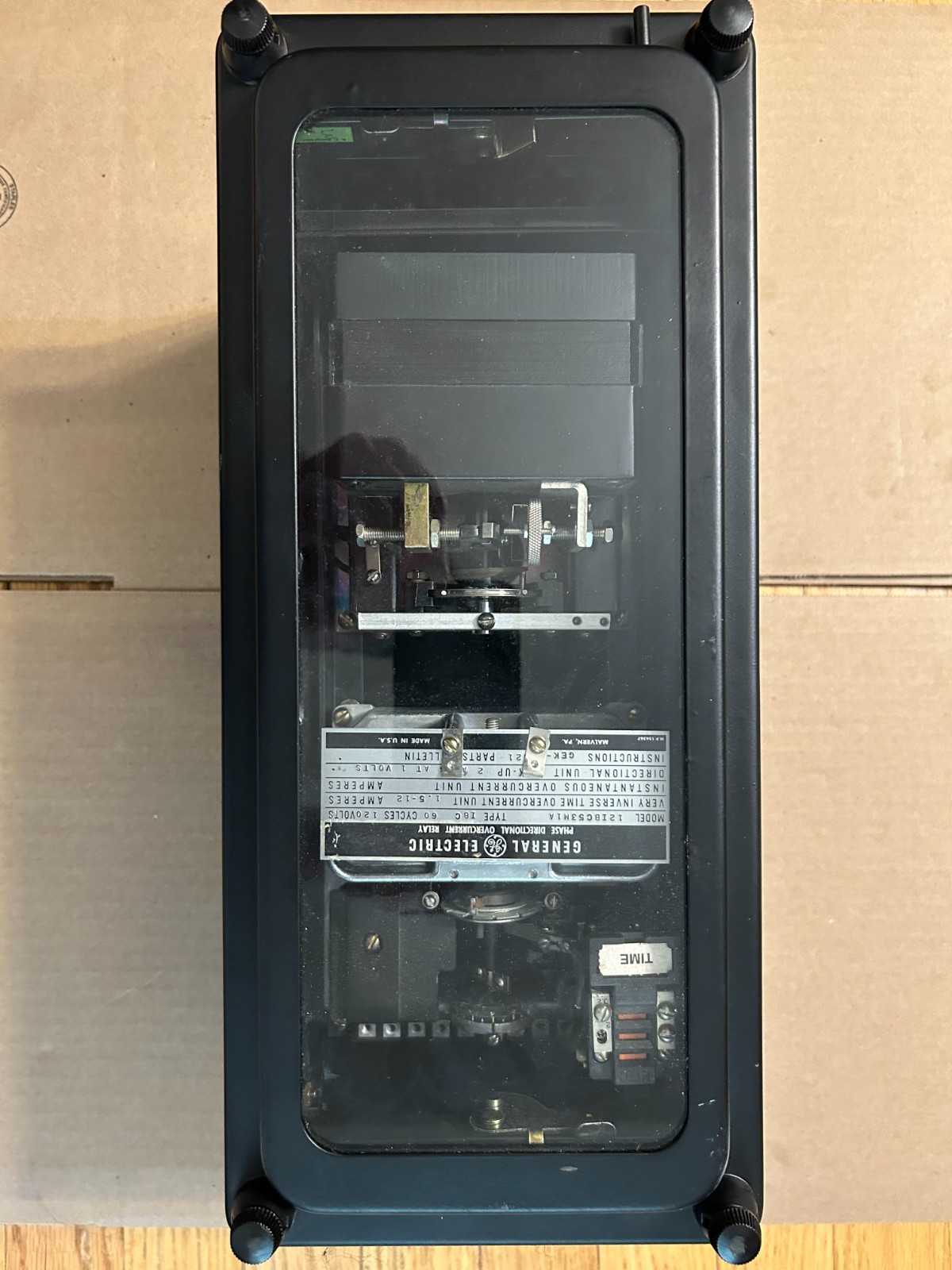 GE Type IBC Phase Directional Overcurrent Relay 12IBC53M1A 120V 60Hz 1.5-12A GE Type IBC Phase Directional Overcurrent Relay 12IBC53M1A 120V 60Hz 1.5-12A