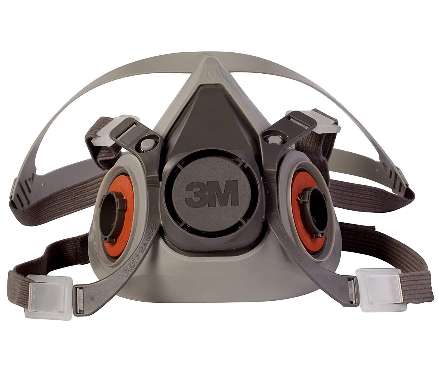 3M 6300 Reusable Respirator, NIOSH-Approved, Bayonet 4-PoinT Large, (CASE OF 24)