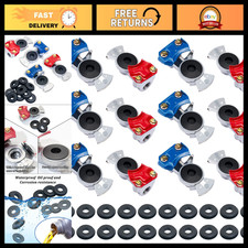 6 Pair Glad Hands & 20 Rubber Seals for Trucking - Universal Gladhand Connectors picture