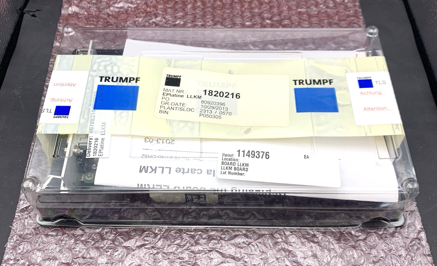 TRUMPF HAAS Laser LLKM 18-21-40-00/12 1212080 Module Board 1820216 (OEM) *NEW*