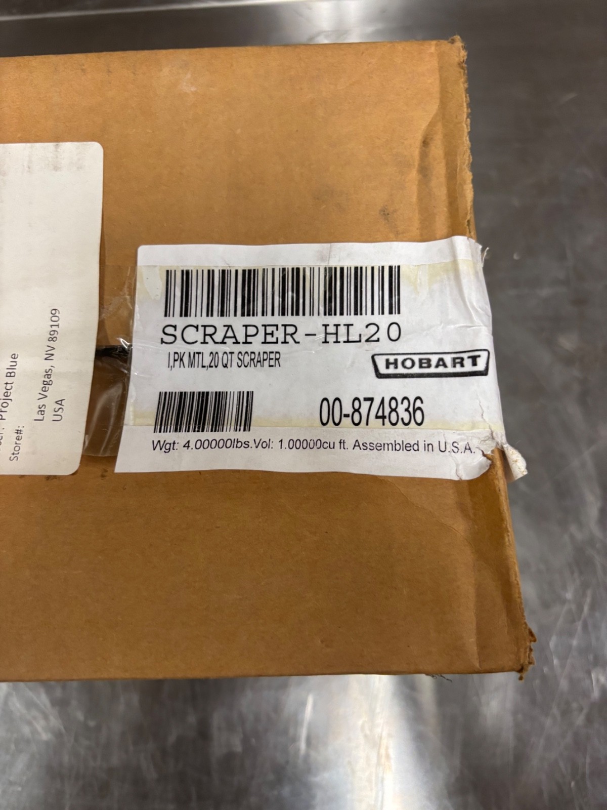NEW Hobart 20 Qt. Scraper Arm for Legacy SCRAPER-HL20 00-874836 NEW
