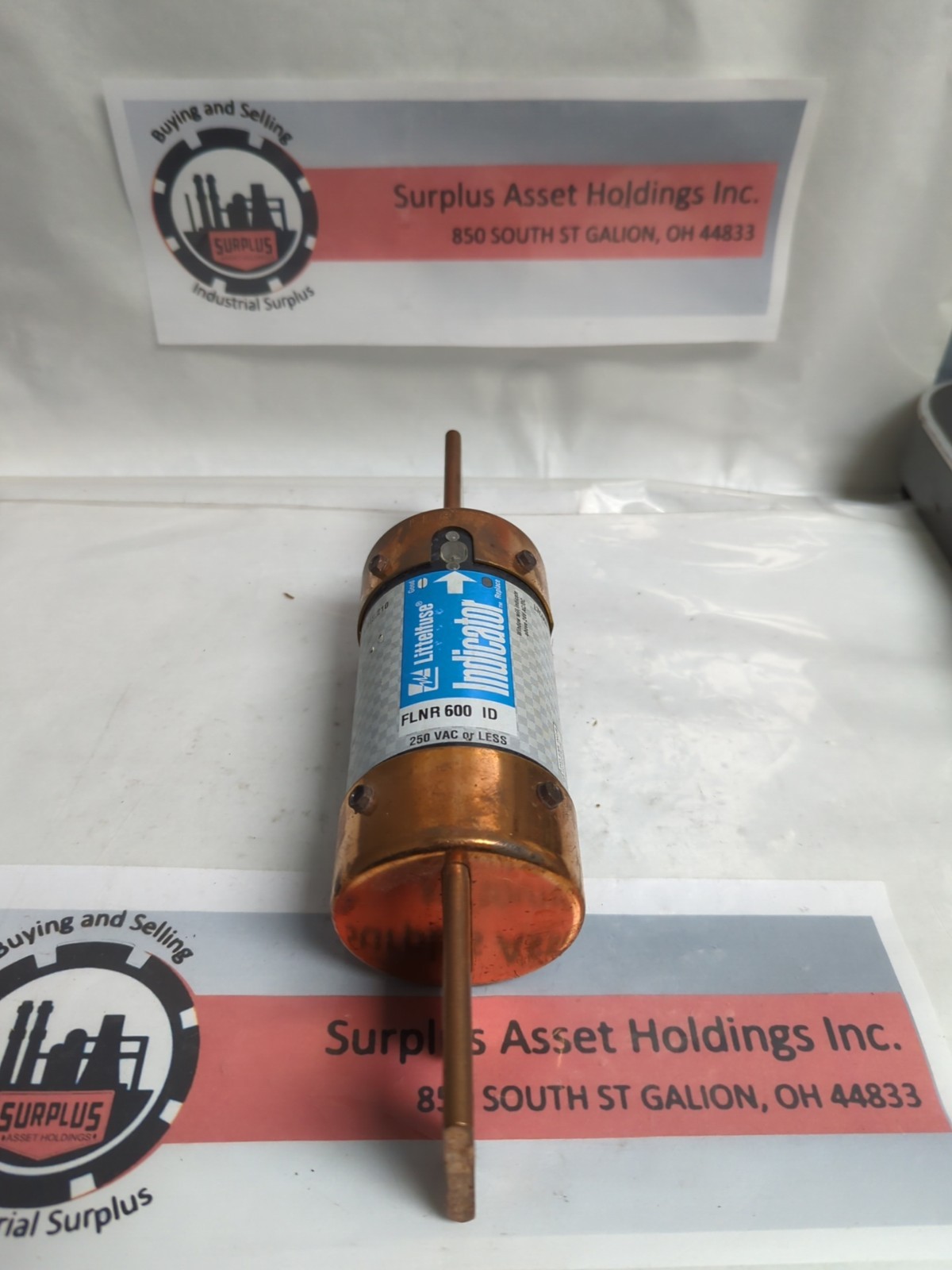 LITTELFUSE,FLNR 600 ID,INDICATOR 600 AMP FUSE NOS