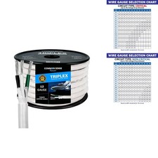 Common Sense Marine 12/3 AWG Triplex Round Marine Wire Tinned Copper 60 Feet picture