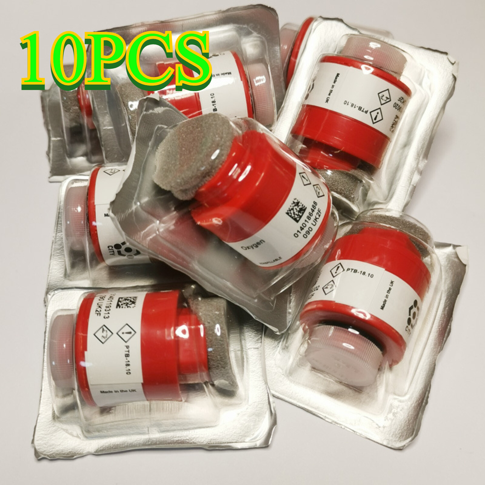 10PCS New In Box CITY TECHNOLOGY PTB-18.10 AO2 Oxygen Sensor 