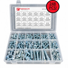 Metric Grade 10.9 JIS Hex Flange Cap Screws Frame Bolts & Lock Nuts Assortment picture