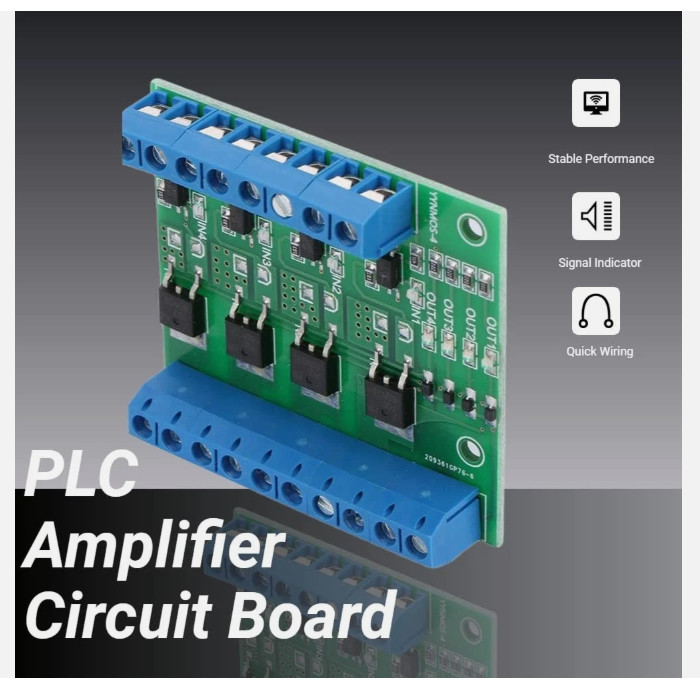Hilitand 4-Channel MOSFET PWM 3-20V to 3.7-27VDC 10A Driver Module PLC... Hilitand 4-Channel MOSFET PWM 3-20V to 3.7-27VDC 10A Driver Module PLC...