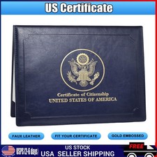 US Citizenship Certificate Holder|US Citizenship Gifts|Naturalization Certificat picture