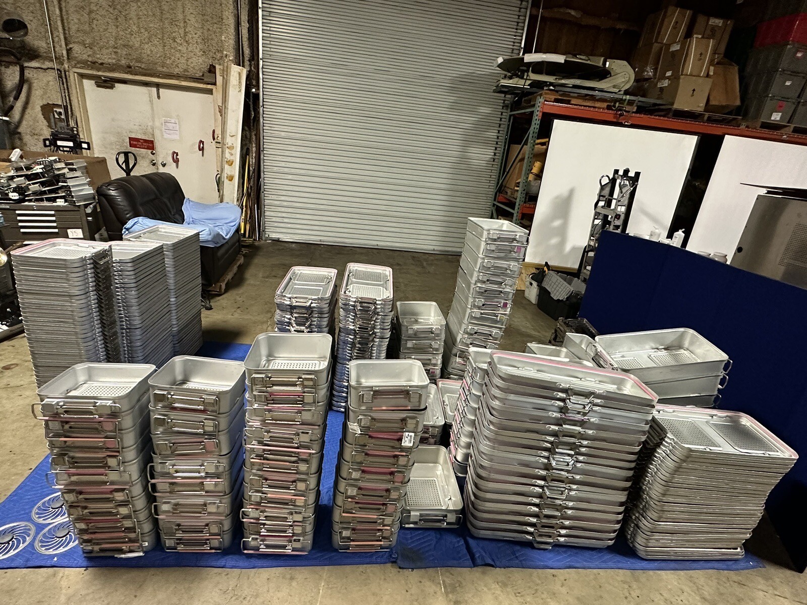 LOT OF V.Mueller Genesis Carefusion Stryker Thompson Sterrad Container Tray Case