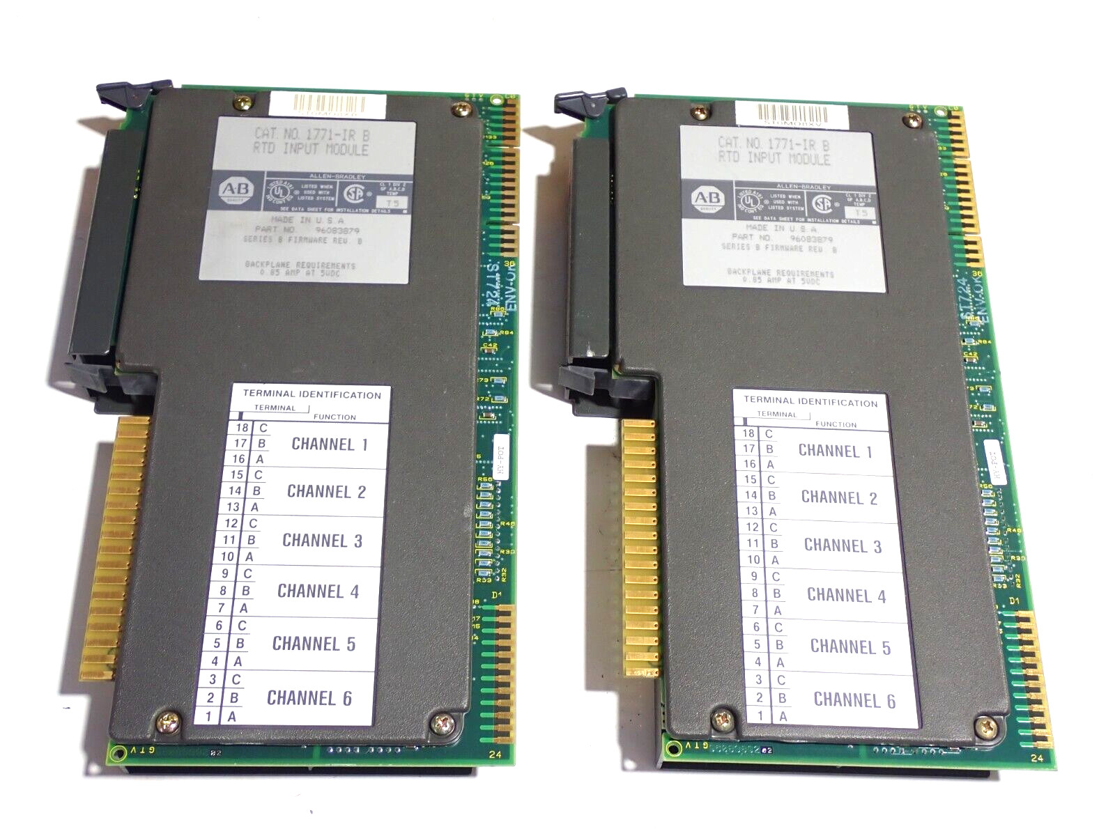 1771-IR B INPUT MODULE [2] PAIR ALLEN BRADLEY USED