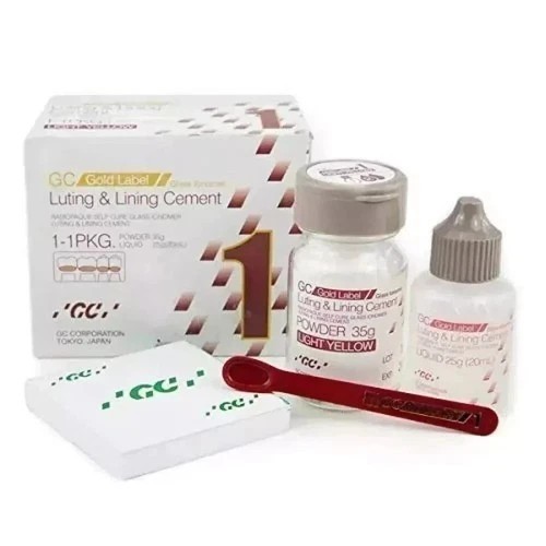 GC Gold Label Fuji 1 Radiopaque Luting & Lining Glass Ionomer Cement 