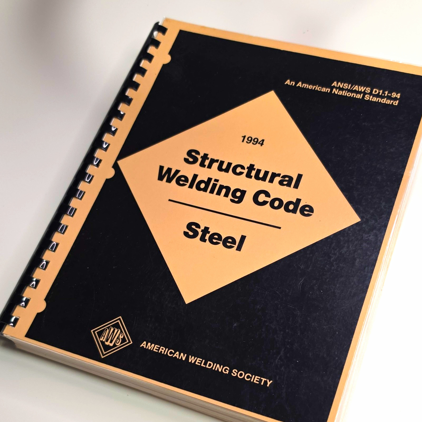 American Welding Society Structural Welding Code Steel Book ANSI/AWS D1.1-94