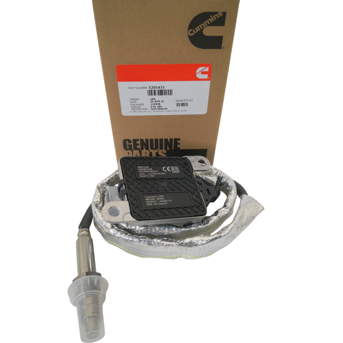 OEM 2872948 Cummins Nox Sensor Nitrogen Oxide Sensor For 2013-18 Dodge Ram 6.7L