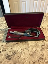 Fowler 52-222-001 Rolling Digital Vintage Anvil Micrometer 0-1