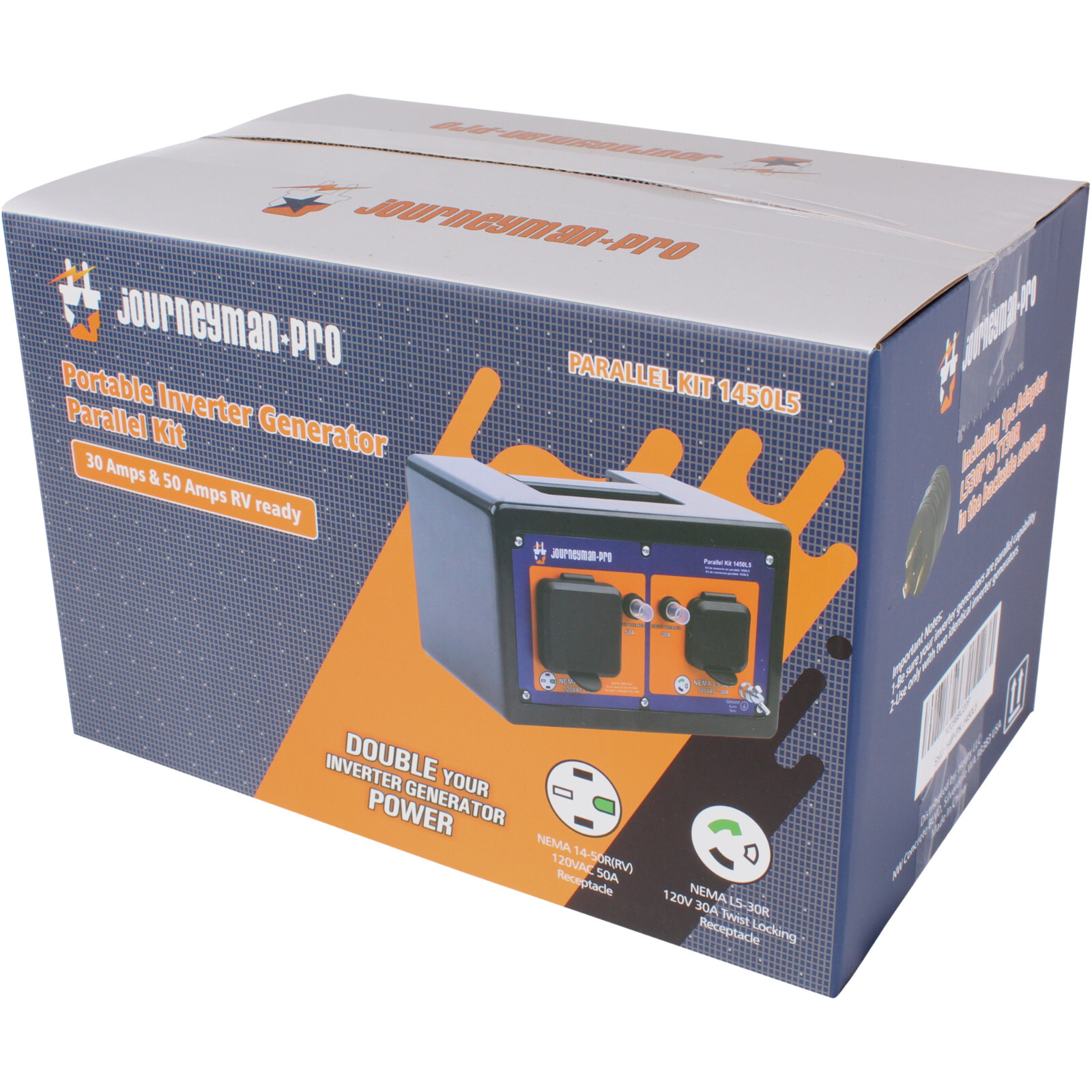 Used - RV 30A 50A Amp Inverter Generator Parallel Companion Kit 125V 30 50 AMP Used - RV 30A 50A Amp Inverter Generator Parallel Companion Kit 125V 30 50 AMP