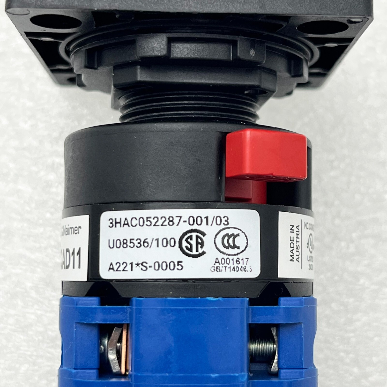 3HAC052287-001/3HAC052287-002/3HAC052287-003 F ABB robot IRC5 mode select switch