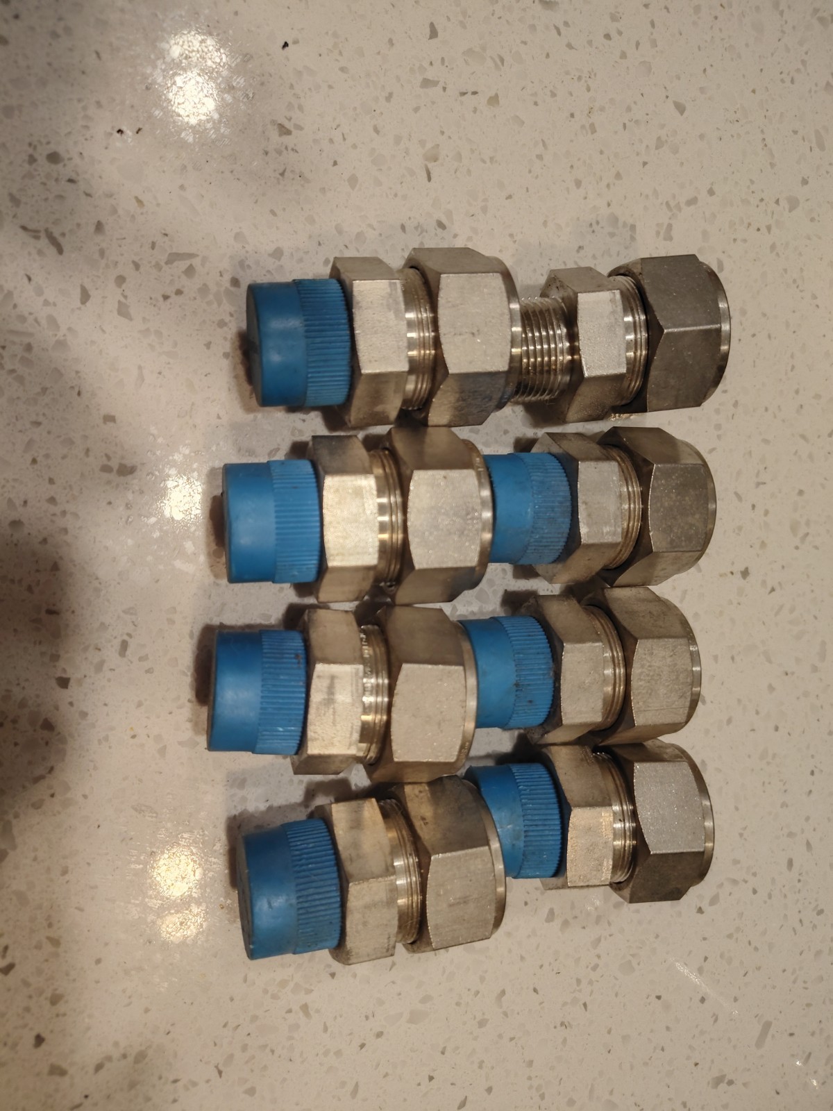 Lot of 8 Swagelok SS-600-1-4 Tube Fitting Male Connector 3/8