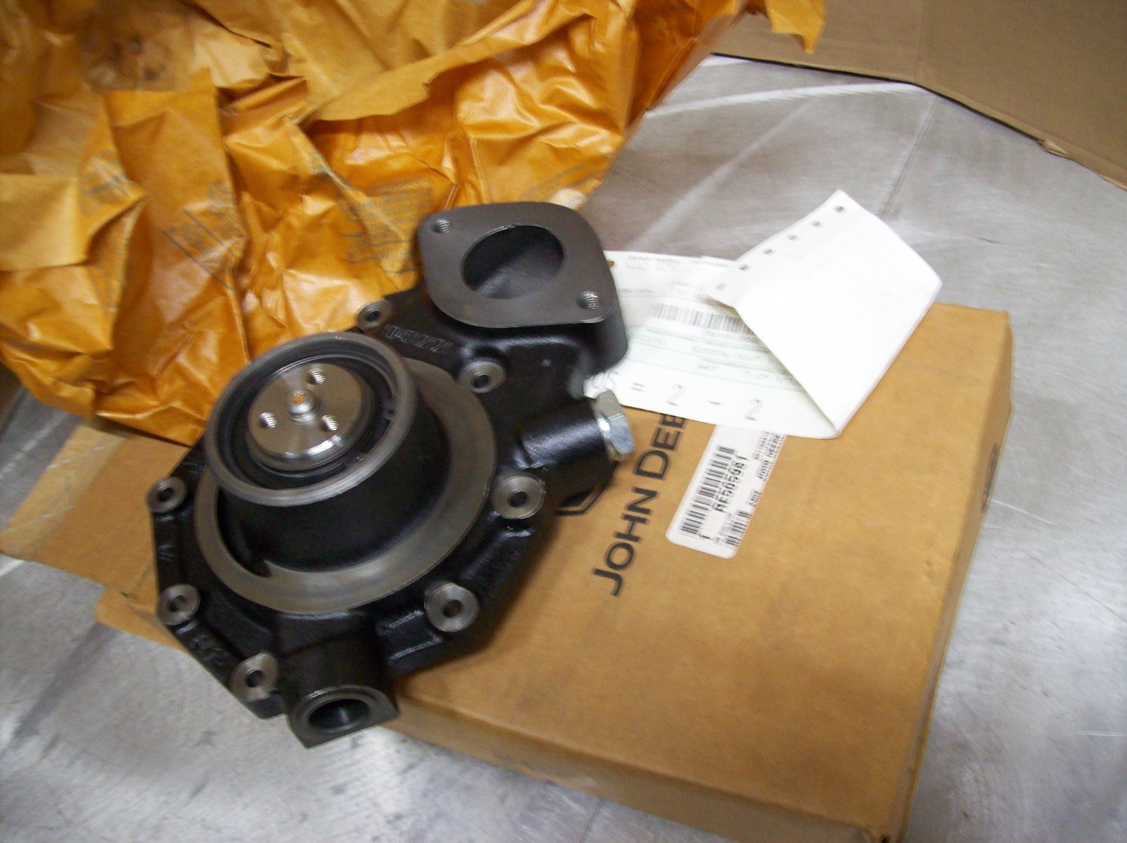 John Deere Genuine OEM Water Pump RE505981