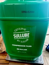 Sullair Sullube Air Compressor Fluid 5gal Lubricant Genuine OEM 250022-669 NEW picture