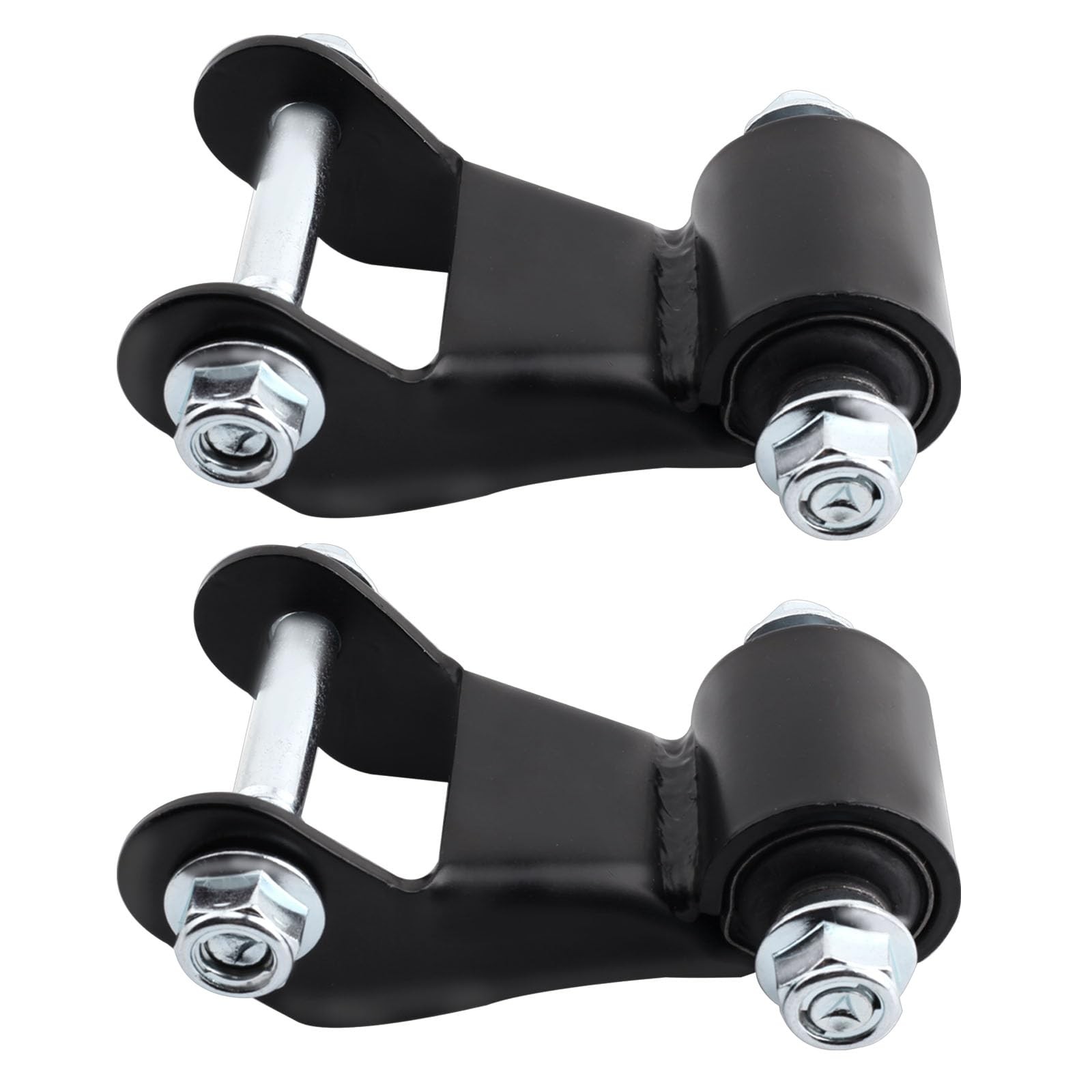 2 PCS Rear Leaf Spring Shackle Kit Fits 19992013 Silverado 1500 2500 Trucks 2 PCS Rear Leaf Spring Shackle Kit Fits 19992013 Silverado 1500 2500 Trucks
