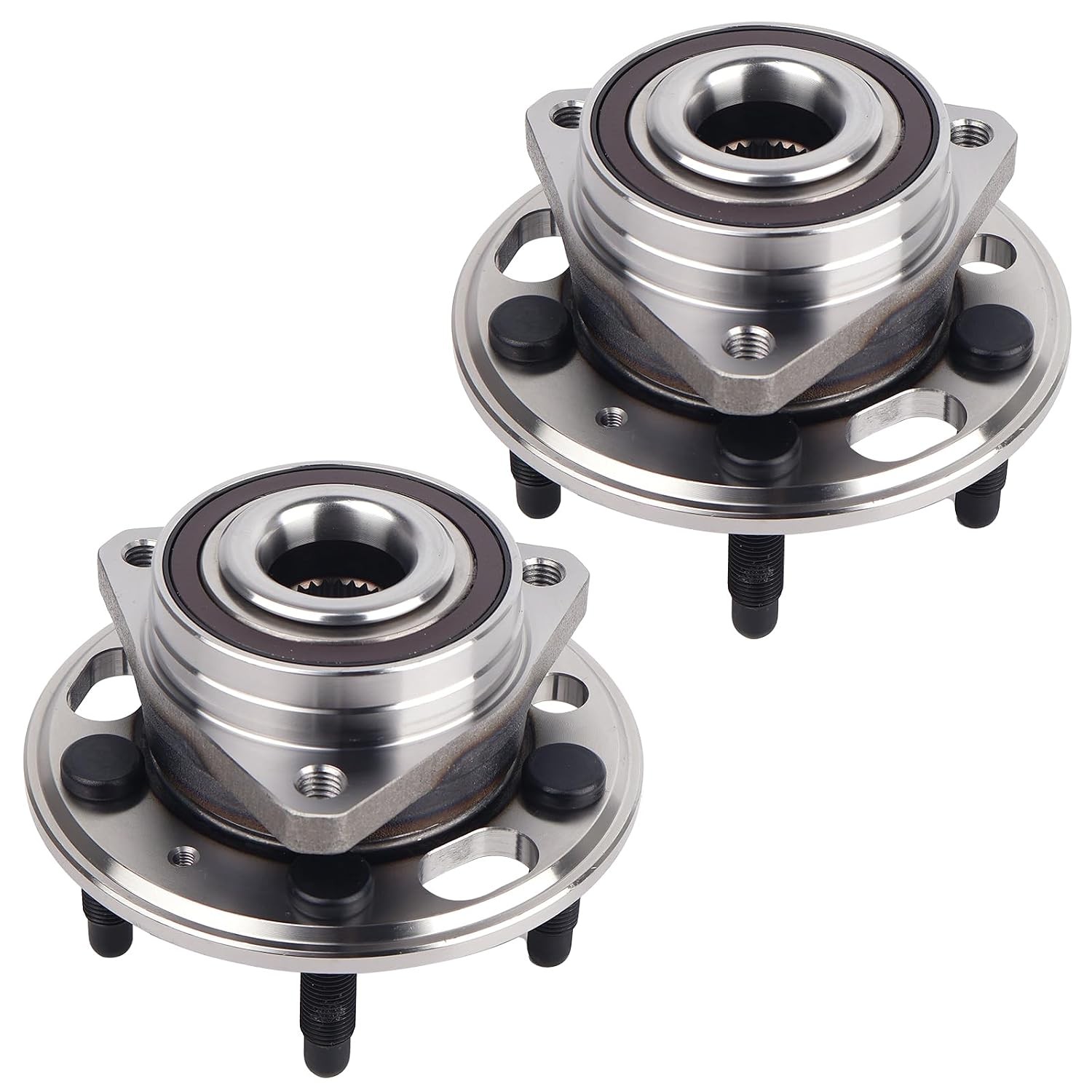 Pair 513288 Front/Rear Wheel Hub Bearing Assembly Compatible with Chevy Malibu,