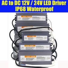 AC to DC 12V/24V LED Driver Outdoor Waterproof Transformer Power Supply Adapter picture