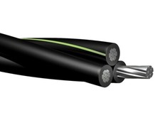 500' Erskine 6-6-6 Triplex Aluminum URD Direct Burial Cable (70 Amp) 600V picture