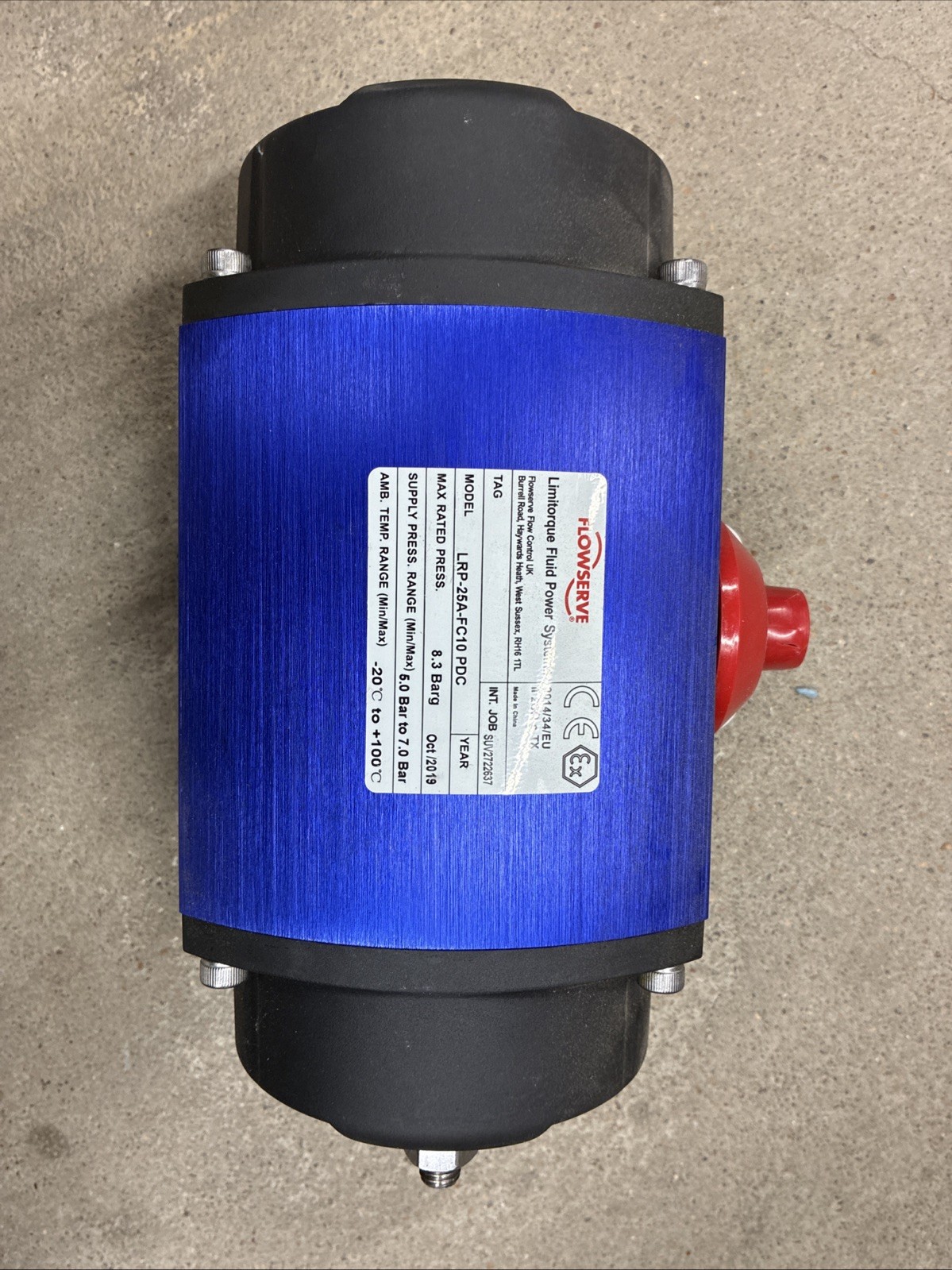 Flowserve Limitorque LRP-10A-FC10 Actuator New Surplus Flowserve Limitorque LRP-10A-FC10 Actuator New Surplus
