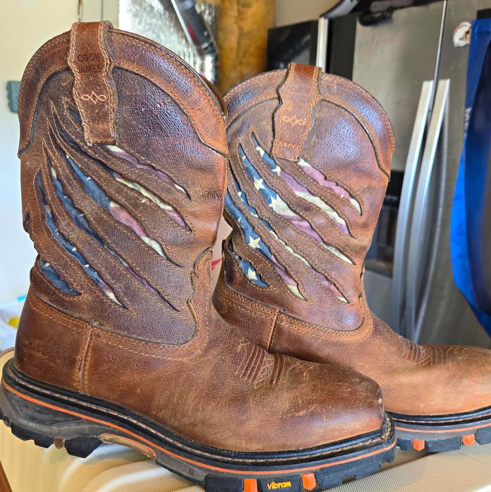 Cody James DBP-3-A EH Safety Work Boots Brown Men’s Size 9.5D Medium