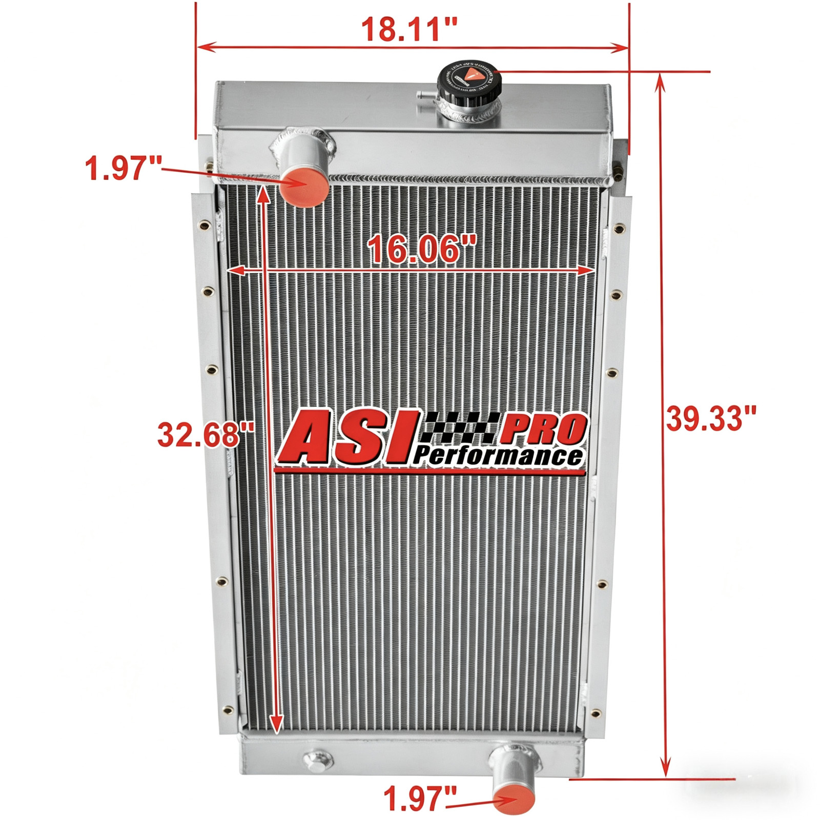 2040996 4 Row Radiator For Caterpillar CAT 320C 320CL E320C L 3066 Eng  204-0996