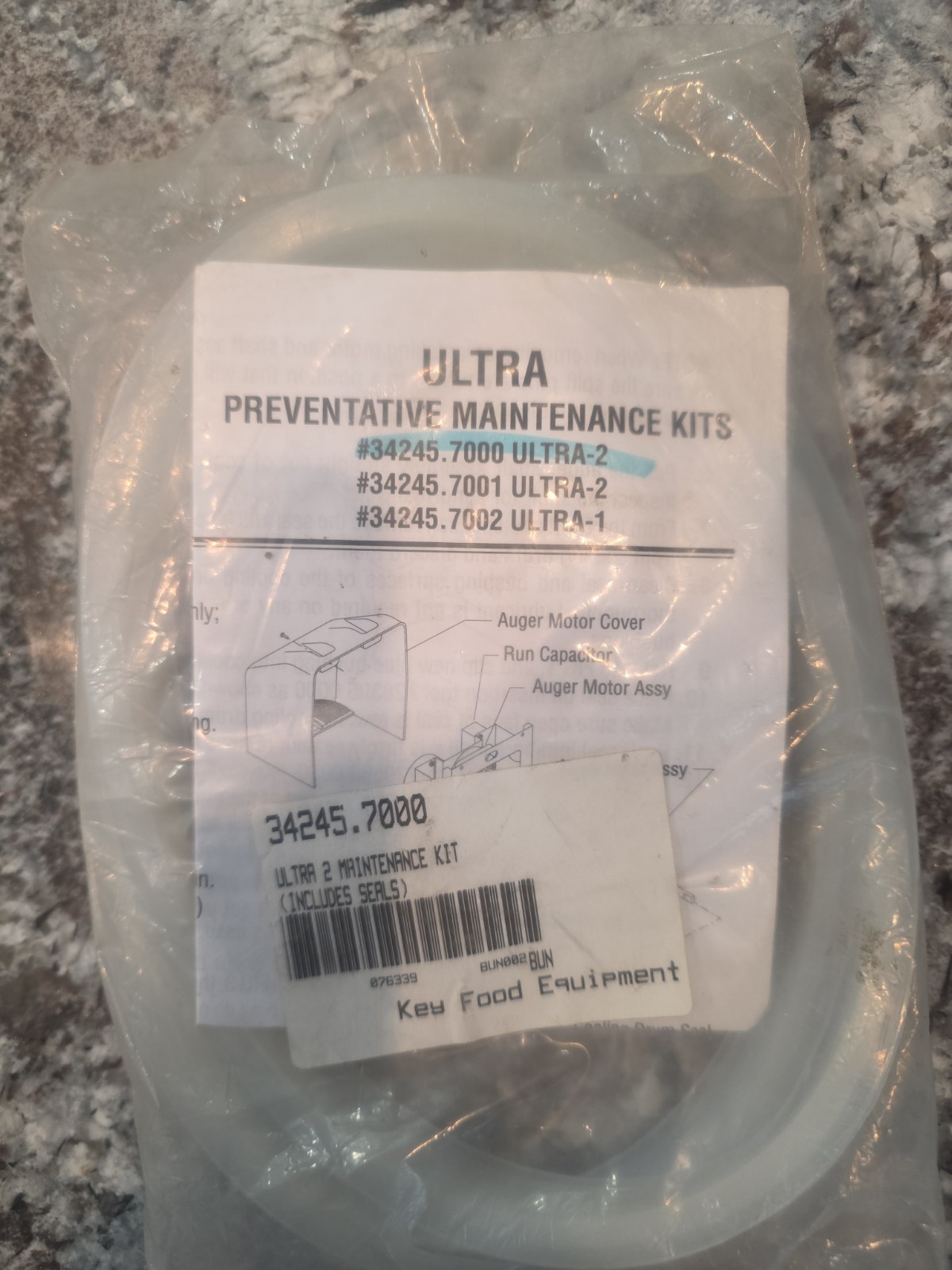 Bunn Preventative Maintenance Kit, Ultra-2 - 34245.7000