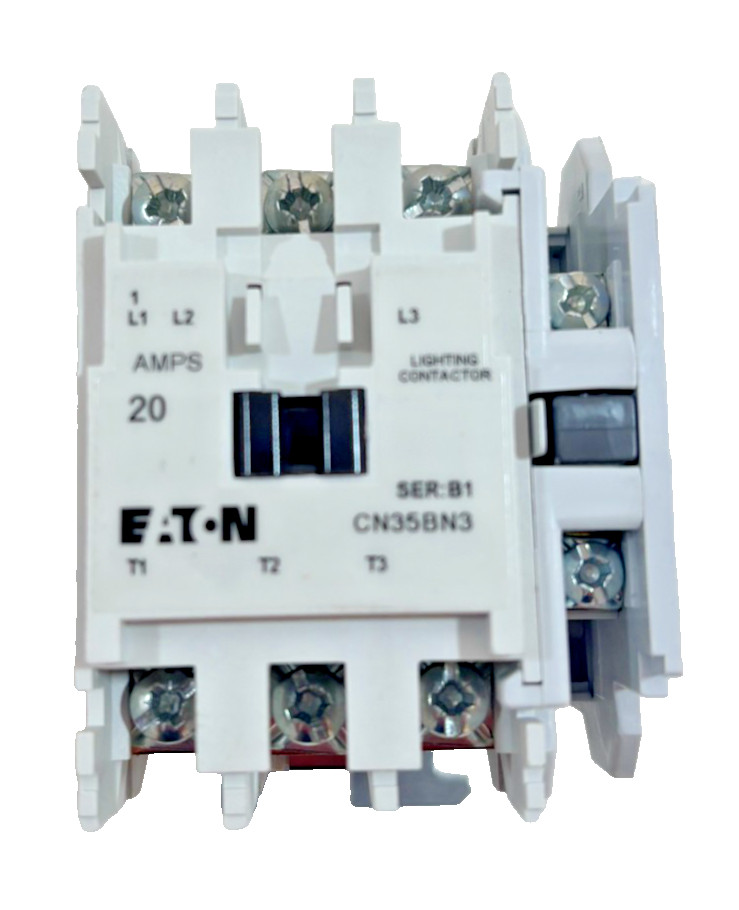 EATON CN35BN3AB Freedom Series 3 Pole Lighting Contactor 110/120V 50/60Hz, 20A