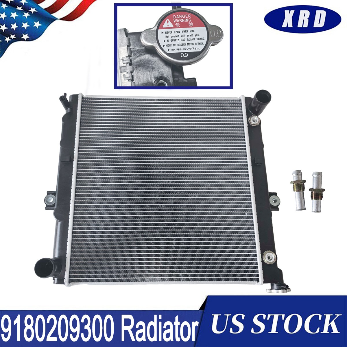 9180209300 Radiator For Mitsubishi Engine F19C S6S S6E Forklift FD35-FD45 FD50K2
