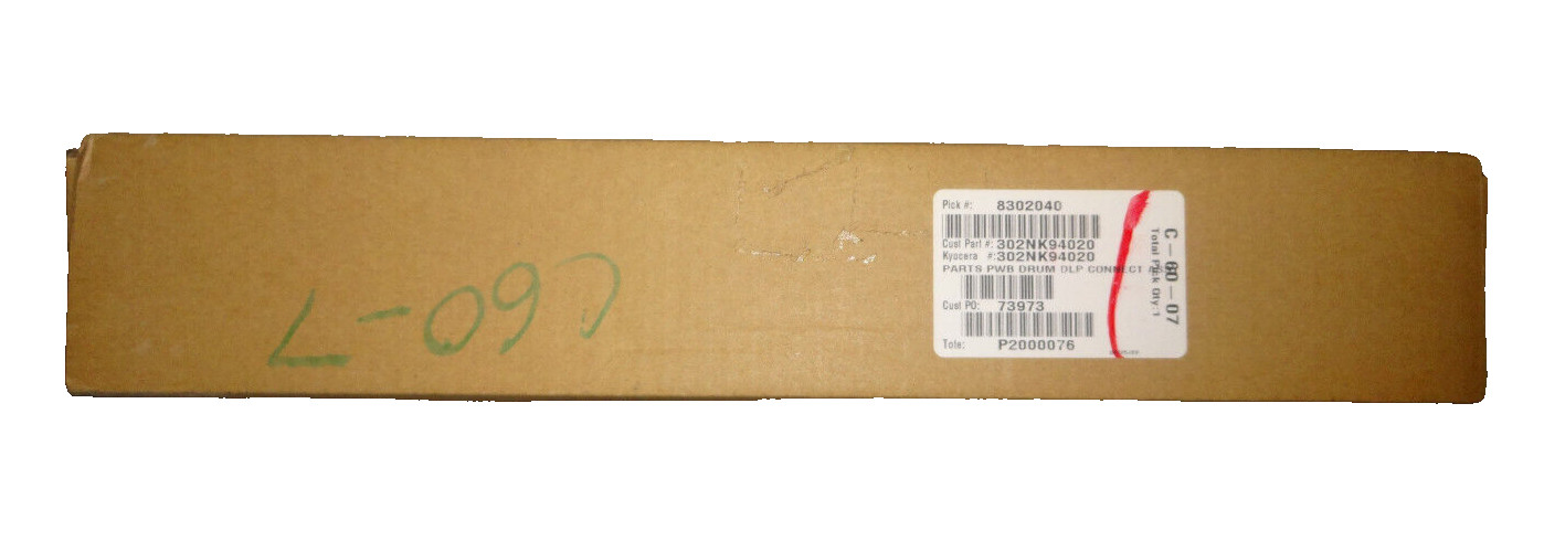 Genuine Kyocera 302NK94020 PWB DRUM DLP CONNECT ASSY Task Alfa 4002i 5002i 6002i Genuine Kyocera 302NK94020 PWB DRUM DLP CONNECT ASSY Task Alfa 4002i 5002i 6002i
