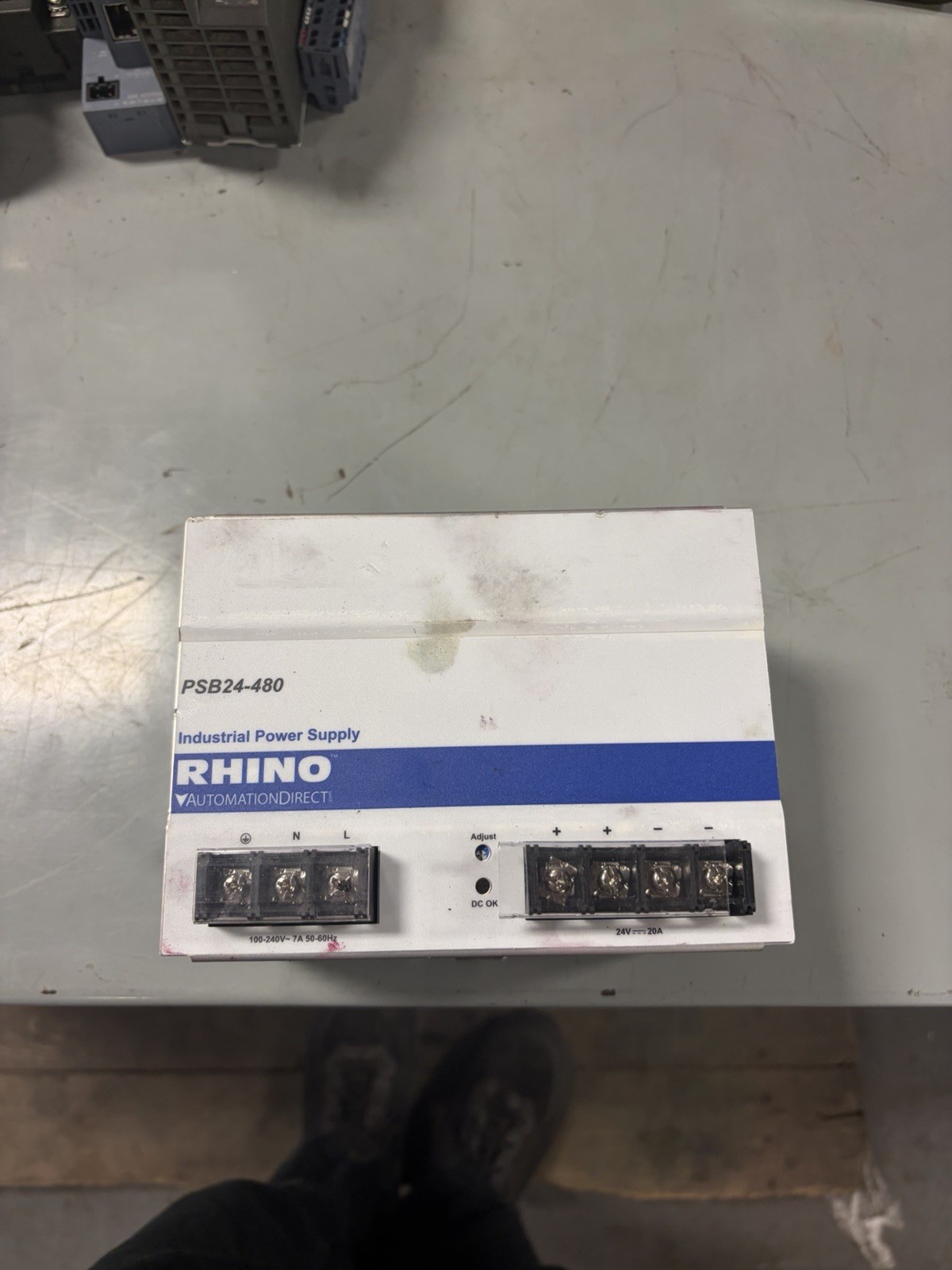 RHINO Automation Direct Industrial Power Supply    PSB24-480 USED