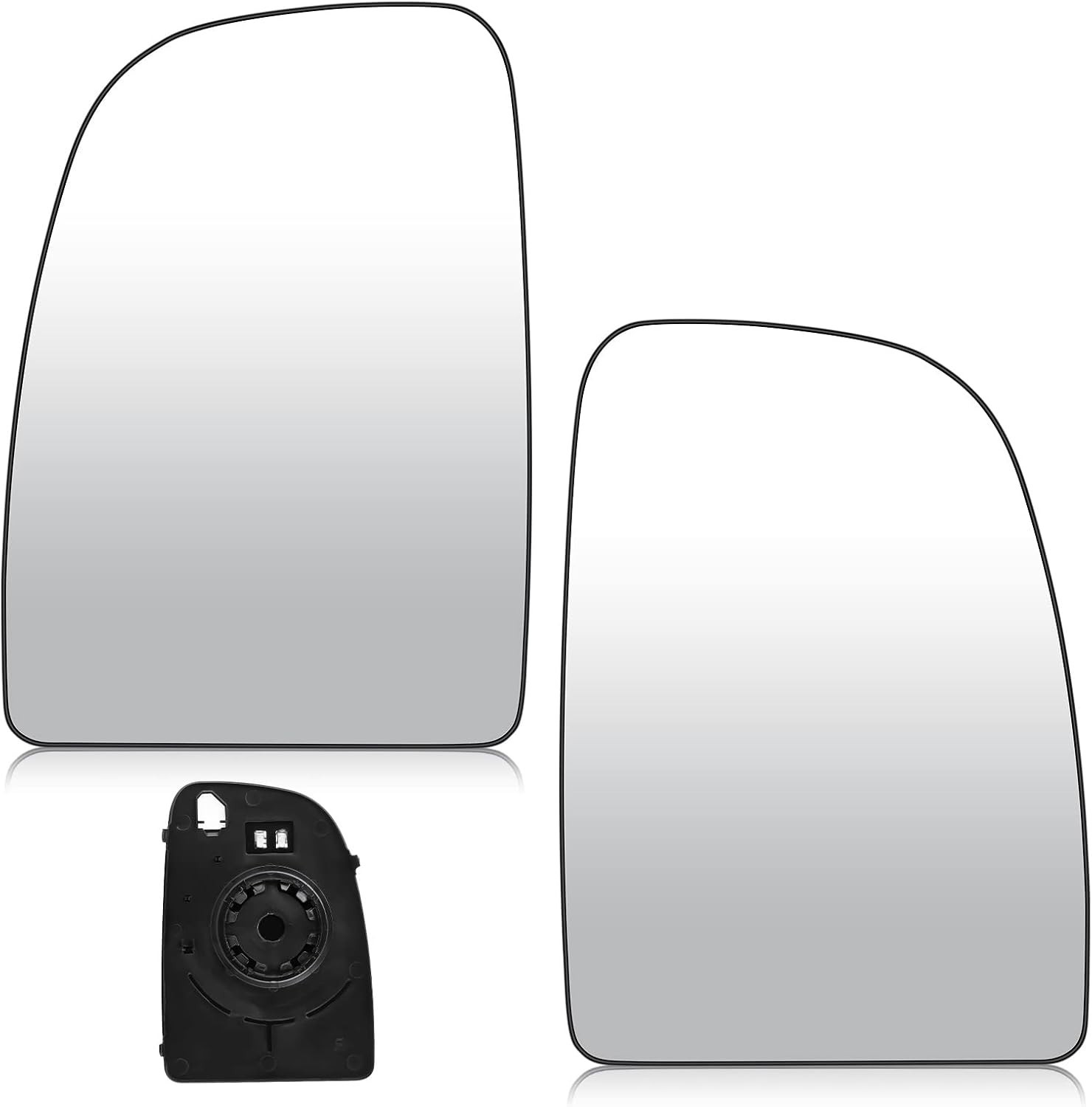 Left Right Heated Upper Mirror Glass for 2014-2021 Ram ProMaster 1500 2500 3500