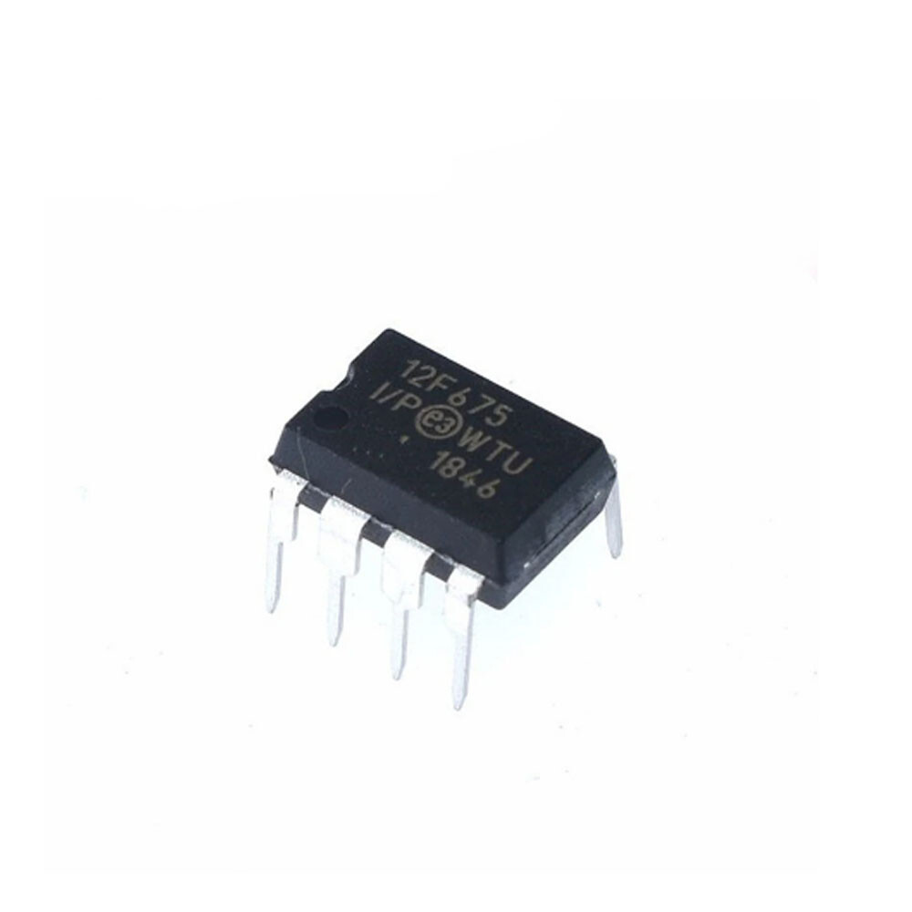 10PCS PIC12F675-I/P 12F675 DIP-8 IC